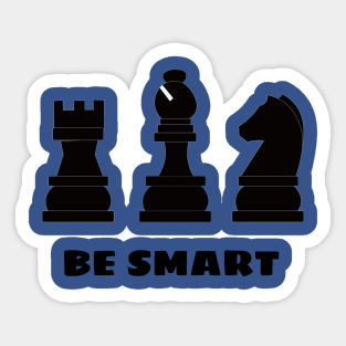 be smart chess Sticker